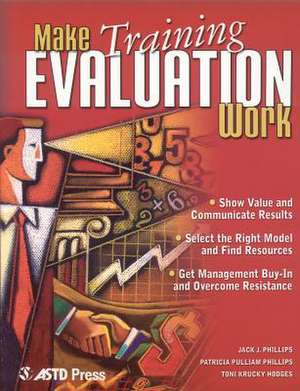 Make Training Evaluation Work de Jack J. Phillips