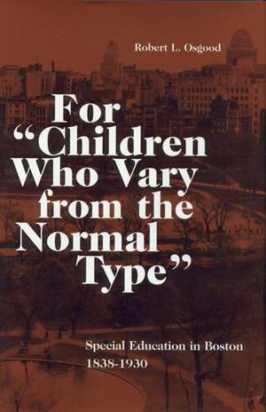 For “Children Who Vary from the Normal Type” de Robert Osgood