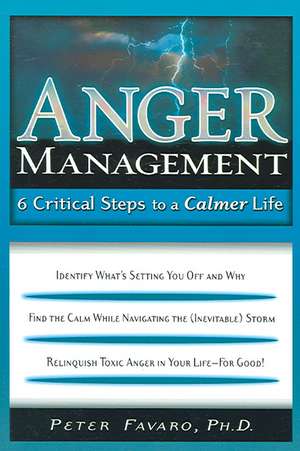 Anger Management: 6 Critical Steps to a Calmer Life de Peter J. Favaro