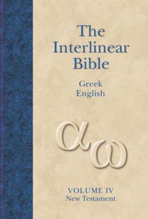 Interlinear Greek-English New Testament-PR-Grk/KJV de Sr. Green, Jay Patrick