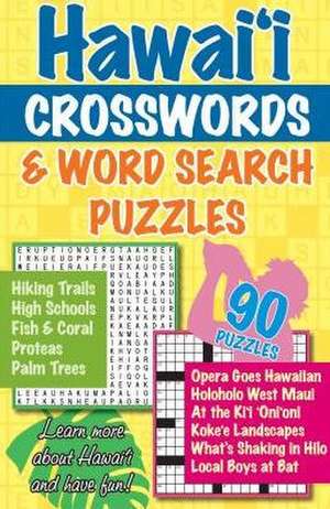 Hawaii Crosswords and Word Search Puzzles de Mutual Publishing