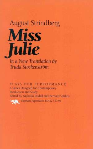 Miss Julie de August Strindberg