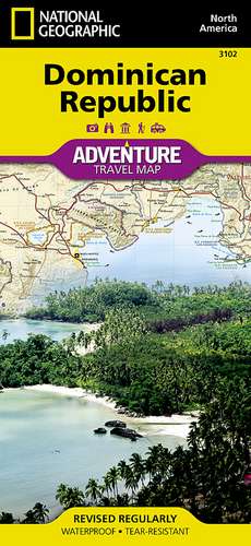 Dominican Republic: Travel Maps International Adventure Map de National Geographic Maps