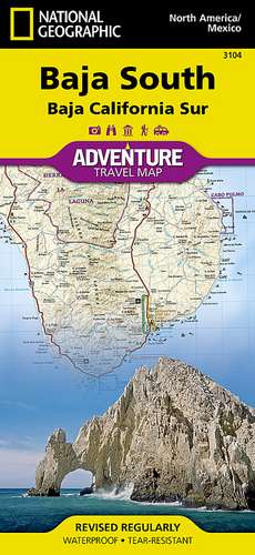 Baja California, South, Mexico: Travel Maps International Adventure Map de National Geographic Maps