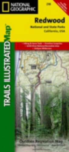 Redwood National Park: Trails Illustrated National Parks de National Geographic Maps