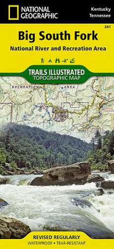 Big South Fork National Recreation Area: Trails Illustrated National Parks de National Geographic Maps