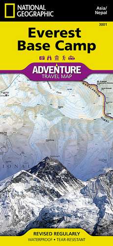 Everest Base Camp, Nepal: Travel Maps International Adventure Map de National Geographic Maps