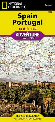 Spain and Portugal: Travel Maps International Adventure Map de National Geographic Maps