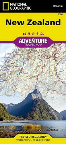 New Zealand: Travel Maps International Adventure Map de National Geographic Maps