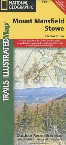 Mount Mansfield/Stowe: Trails Illustrated Other Rec. Areas de National Geographic Maps