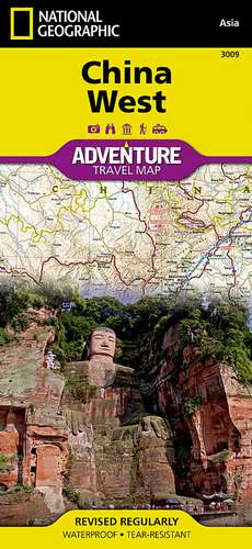 China, West: Travel Maps International Adventure Map de National Geographic Maps