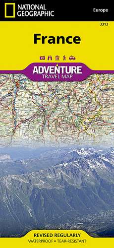 France: Travel Maps International Adventure Map de National Geographic Maps