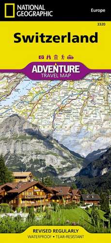 Switzerland: Travel Maps International Adventure Map