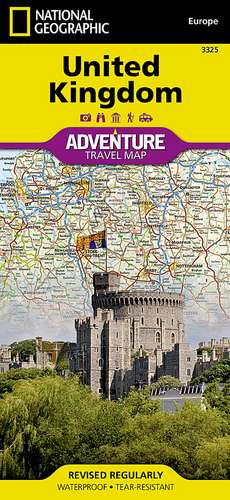 UNITED KINGDOM: Travel Maps International Adventure Map