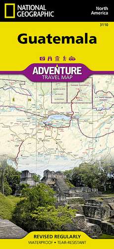 Guatemala: Travel Maps International Adventure Map de National Geographic Maps