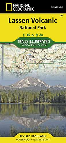 Lassen Volcanic National Park: Trails Illustrated National Parks de National Geographic Maps