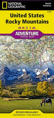 United States, Rocky Mountains Adventure Map de National Geographic Maps