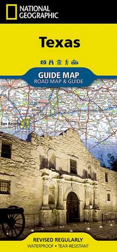 Texas Map de National Geographic Maps