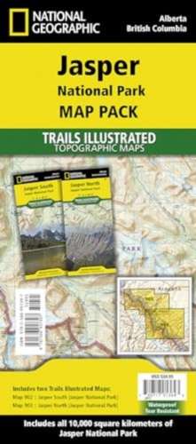 Jasper National Park [Map Pack Bundle]: Trails Illustrated Maps de National Geographic Maps