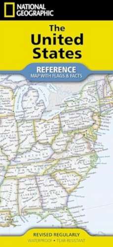 National Geographic United States Map (Folded with Flags and Facts) de National Geographic Maps