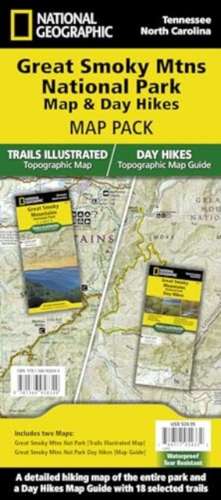 Great Smoky Mountains National Park Map & Day Hikes [Map Pack Bundle] de National Geographic Maps