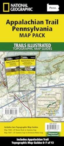 Appalachian Trail: Pennsylvania [Map Pack Bundle] de National Geographic Maps