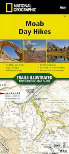 Moab Day Hikes Map de National Geographic Maps