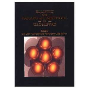 Elliptic and Parabolic Methods in Geometry de Ben Chow