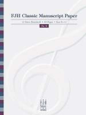 Fjh Classic Manuscript Paper No. 3 de Edwin McLean