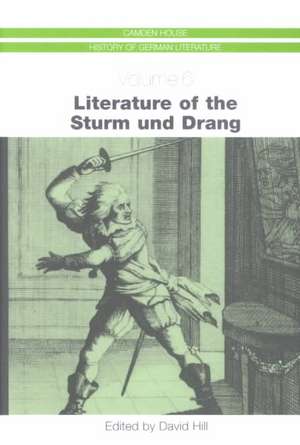 Literature of the Sturm und Drang CHHGL 6 de David Hill