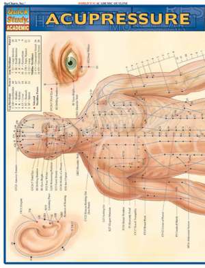 Acupressure Laminate Reference Chart de BarCharts Inc