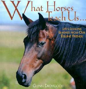 What Horses Teach Us: Life's Lessons Learned from Our Equine Friends de Glenn Dromgoole