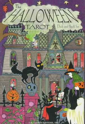 The Halloween Tarot Deck & Book Set: 78-Card Deck [With Book] de Karin Lee