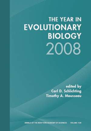 Year in Evolutionary Biology 2008 de C Schlichting