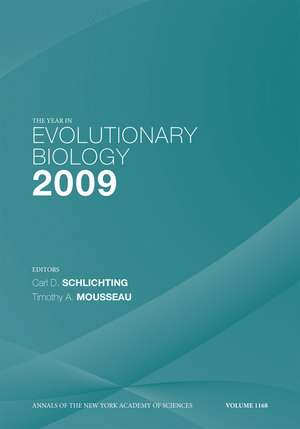 The Year in Evolutionary Biology 2009 de C Schlichting