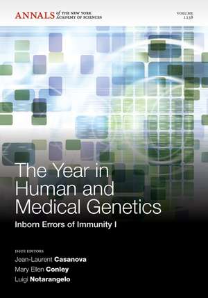 The Year in Human and Medical Genetics – Inborn Errors of Immunity I de JL Casanova