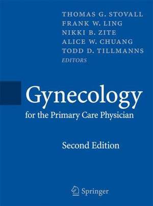 Gynecology for the Primary Care Physician de Thomas Stovall