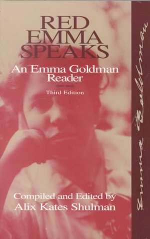 Red Emma Speaks de Emma Goldman