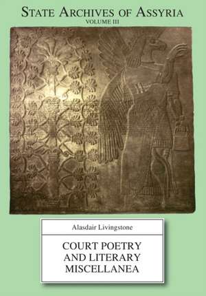 Court Poetry and Literary Miscellanea de Alasdair Livingstone