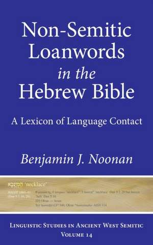 Non-Semitic Loanwords in the Hebrew Bible de Benajmin Foster