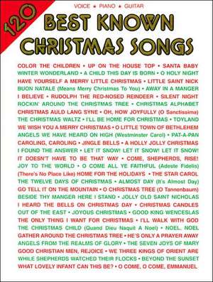 120 Best Known Christmas Songs