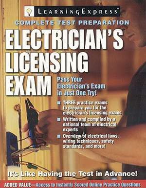 Electrician's Licensing Exam de Learning Express LLC