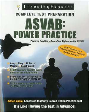 ASVAB: Power Practice de Learning Express LLC