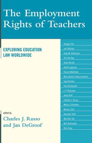 The Employment Rights of Teachers: Exploring Education Law Worldwide