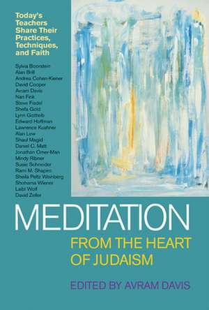 Meditation from the Heart of Judaism de Sylvia Boorstein