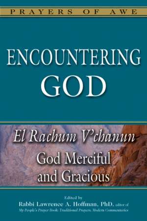 Encountering God: God Merciful and Gracious El Rachum V'Chanun de Lawrence A. Rabbi Hoffman