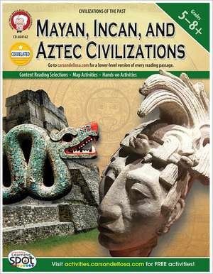 Mayan, Incan, and Aztec Civilizations, Grades 5 - 8 de Michael Kramme