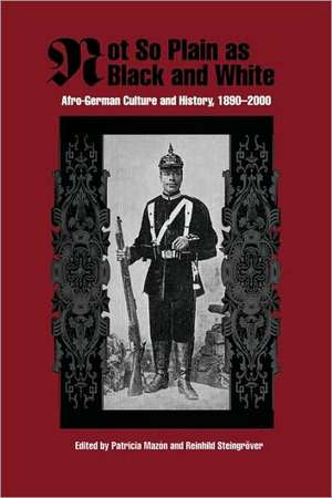 Not So Plain as Black and White – Afro–German Culture and History, 1890–2000 de Patricia Mazon