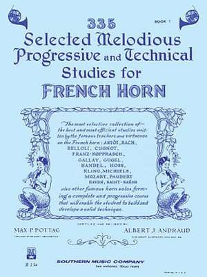 335 Selected Melodious Progressive & Technical Studies de Max P Pottag