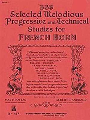 335 Selected Melodious Progressive & Technical Studies de Max P Pottag
